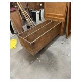 Rolling storage cart 19 1/2 wide 48 long 20 tall