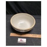 Western saw tooth stoneware crock hairline crack