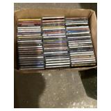 Box of music CDs
