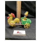 Plastic chicken toy