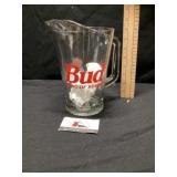 Budweiser beer pitcher