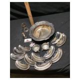 Divided bowl and bone dishes