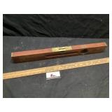 Stanley wooden adjustable level