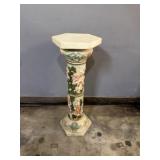 vintage Italian Capodimonte porcelain pedestal