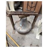 vintage cast iron farm or school bell