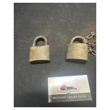 Brass padlocks