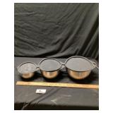 Pampered chef stainless steel mixing bowls with