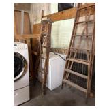 6 foot wooden ladder