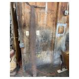 antique two-man crosscut saw