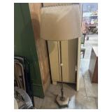 Marble base floor lamp