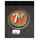 Metal 7-Up sign