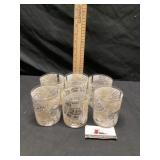 Roma Paris, London city map, whiskey glasses