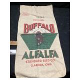 Buffalo alfalfa, Clarinda, Iowa seed sack
