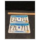Minnesota license plate