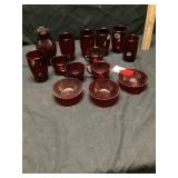 Ruby, red glass