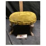 Cast iron legged foot stool