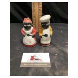 Black Americana salt and pepper shakers