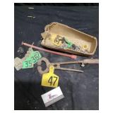 Bowling pliers, and tags