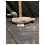 Wooden duck decoy