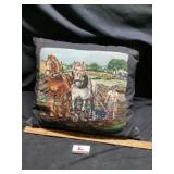Large horse pillow