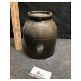 Stoneware crock canning jar