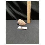 Pink quartz rock