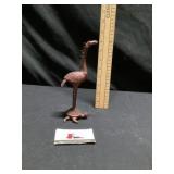 Carved turtle and bird