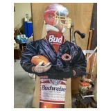 Budweiser cardboard, advertising sign