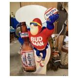Budweiser cardboard, advertising sign
