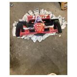 NASCAR bud advertising sign cardboard