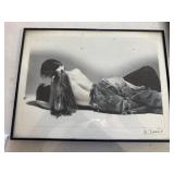 Framed B Bahnler art