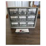 Small organizer full of hardware