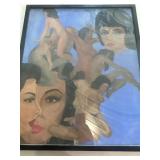 Adult novelty canvas painting