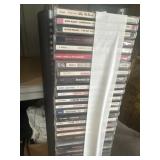 CDs in stand