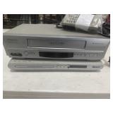 DVD and VHS player