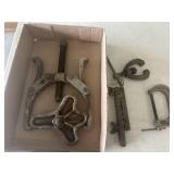 Pullers and clamp