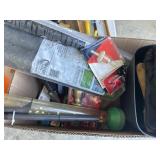 Box of misc outdoor items