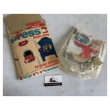 Vintage valentines decor and press iron ons