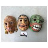 Vintage plastic Halloween maskS