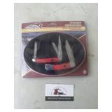 American Buffalo pocket knife set