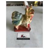 Chalk ware dog