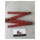 Plastic folding ruler
