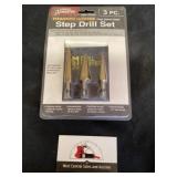 Drill Master step drill set