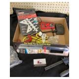 Clamps, bungee cords, dowel/dovetail saw