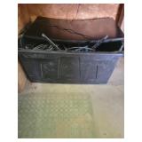 Acer monitor & tote of misc electronic wires