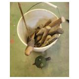 Bucket with misc tools