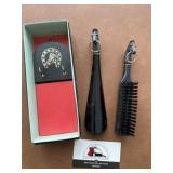 Vintage shoe shine set