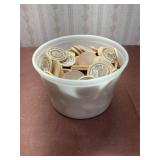 Wood nickel / drink tokens