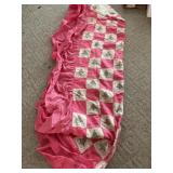 Quilted bed spread
