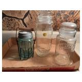 Glass jars